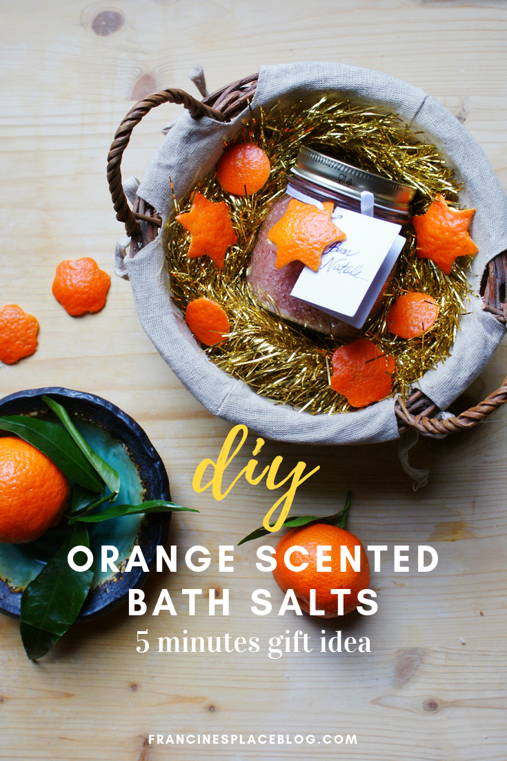 diy orange scented bath salts christmas gift idea homemade francinesplaceblog
