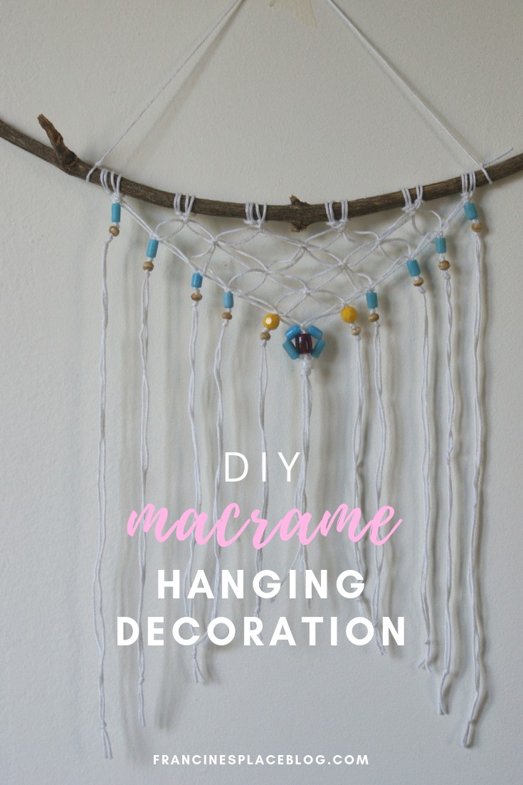 diy macrame hanging decor wall easy tutorial francinesplaceblog