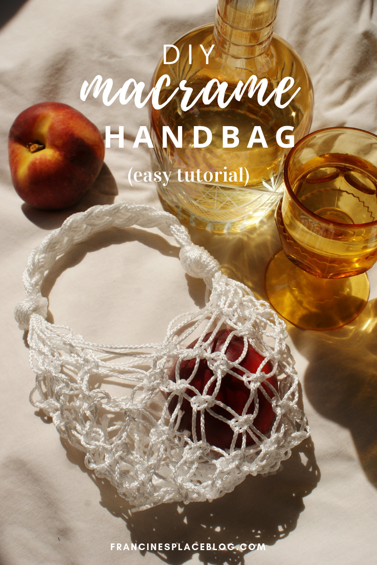 diy macrame hand bag produce net ultimate easy tutorial francinesplaceblog