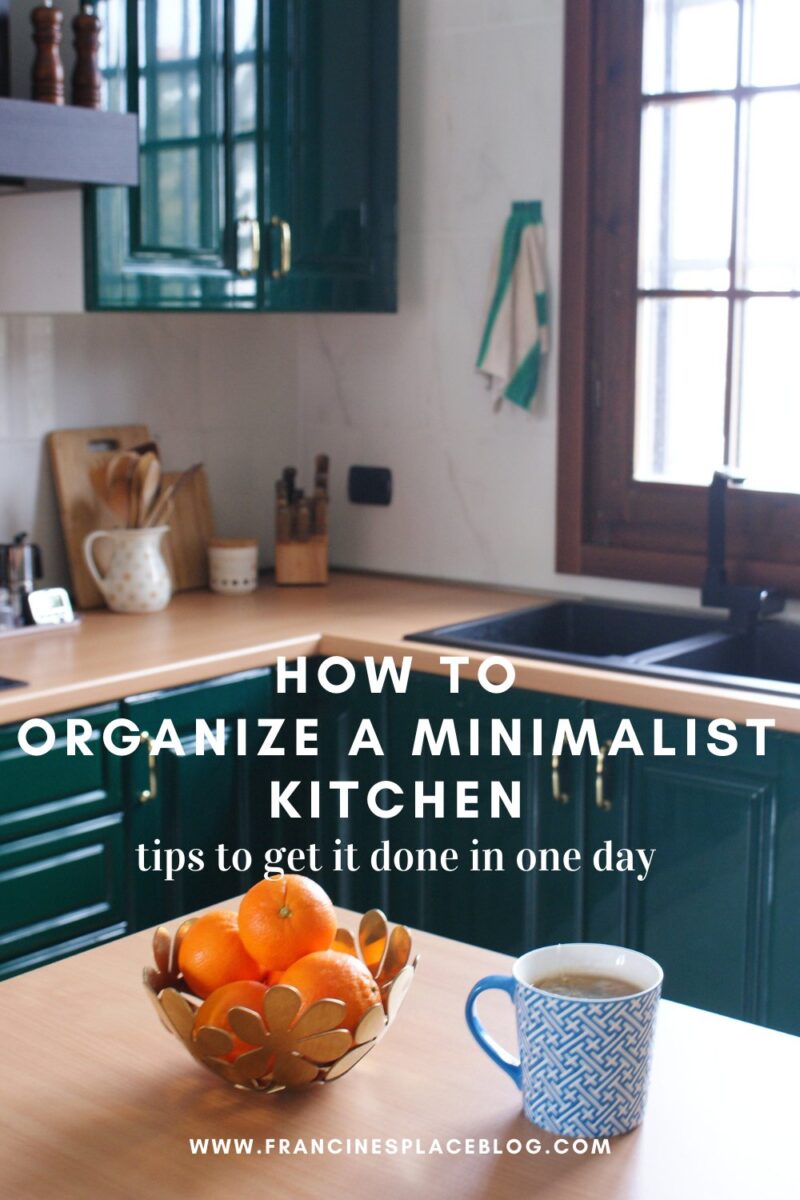 HOW TO DECLUTTER AND ORGANIZE YOUR KITCHEN TO GET A MINIMALIST SPACE IN ...