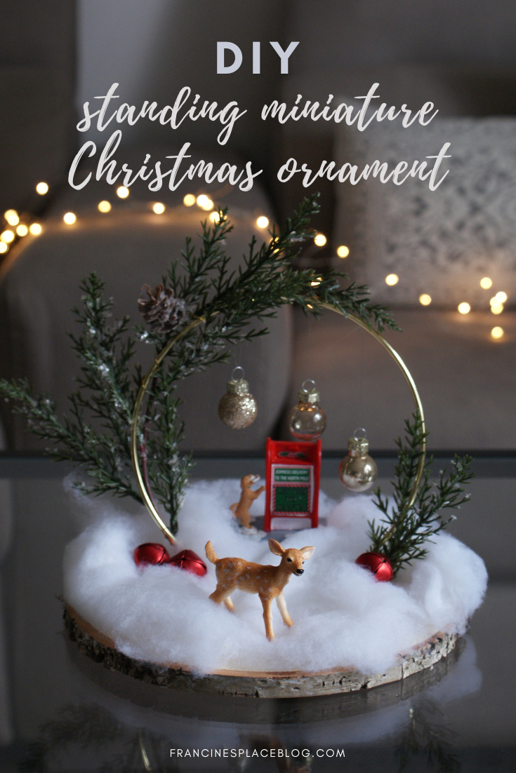 diy christmas stand ornament winter scene snow decoration home natale decorazione casa faidate francinesplaceblog 13